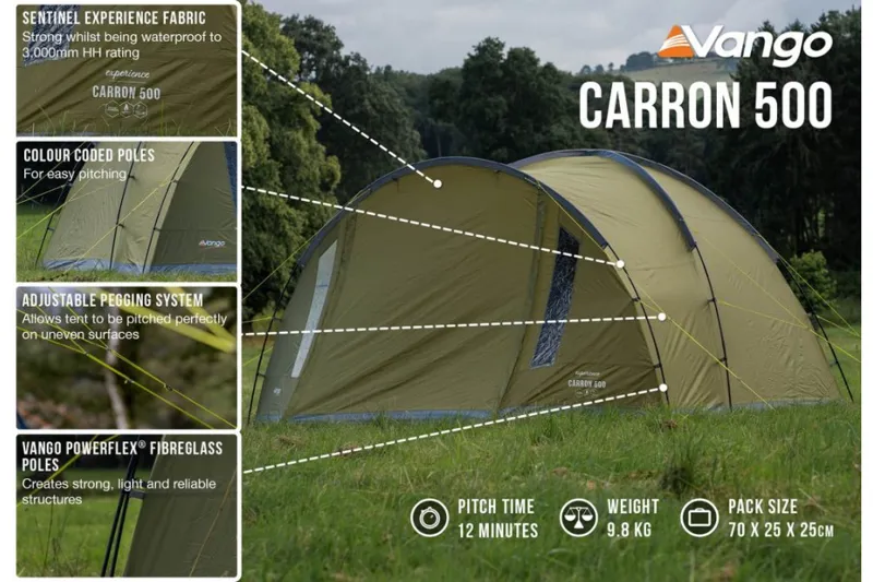 Carron 500 Tent in Herbal Green-10
